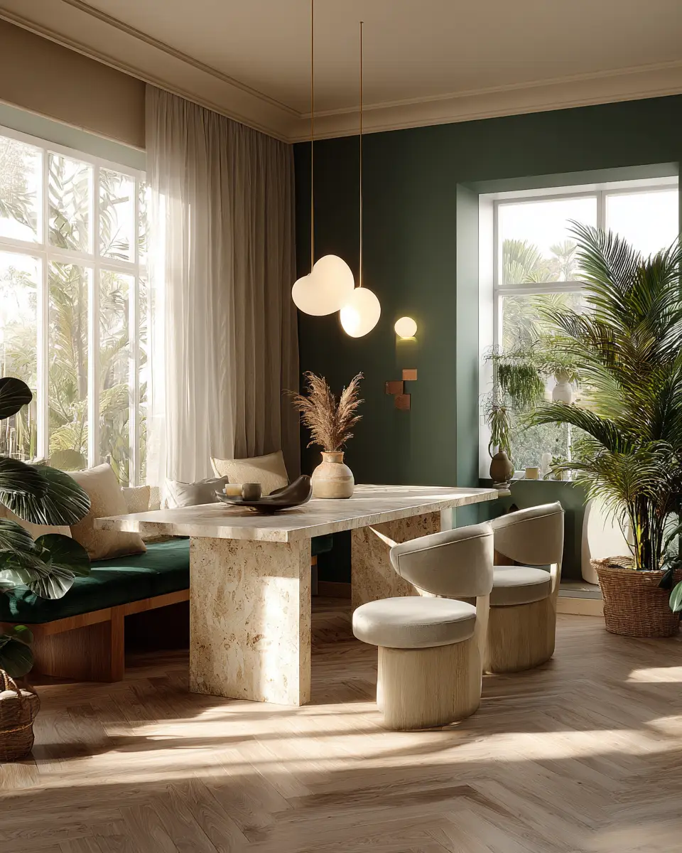 Cozy Contemporary Dining Room Decor Ideas