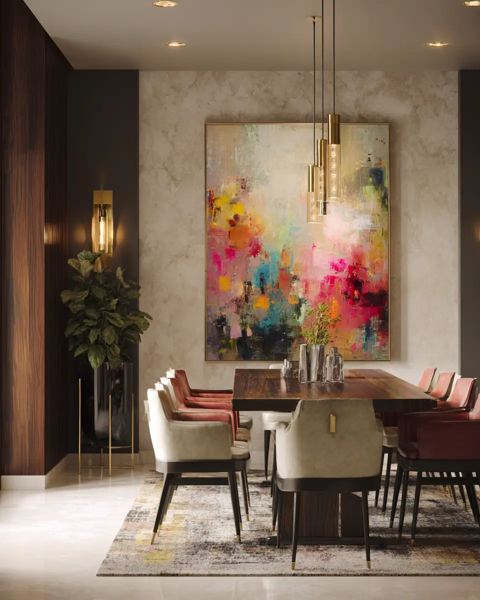 Cozy Contemporary Dining Room Decor Ideas