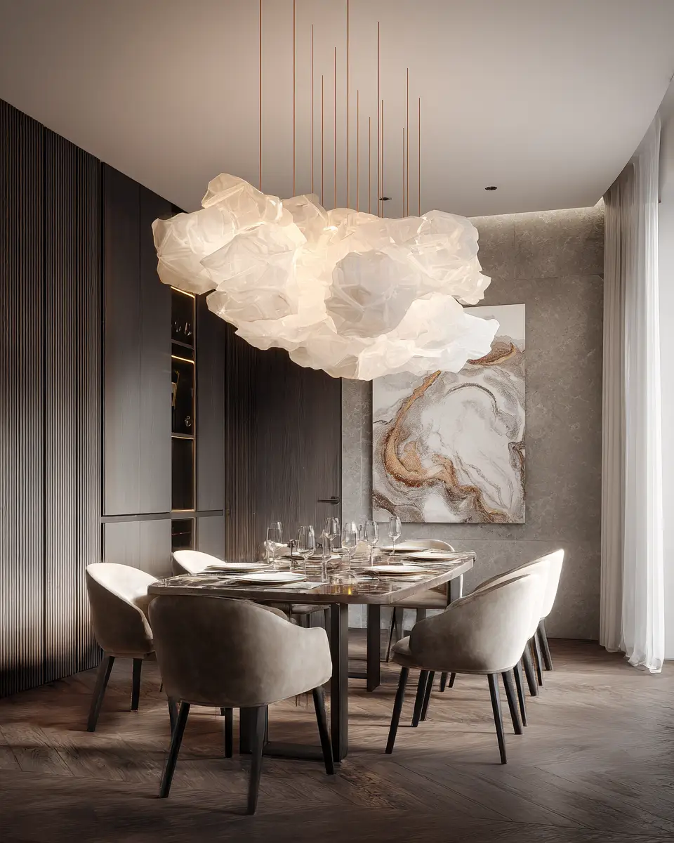 Cozy Contemporary Dining Room Decor Ideas