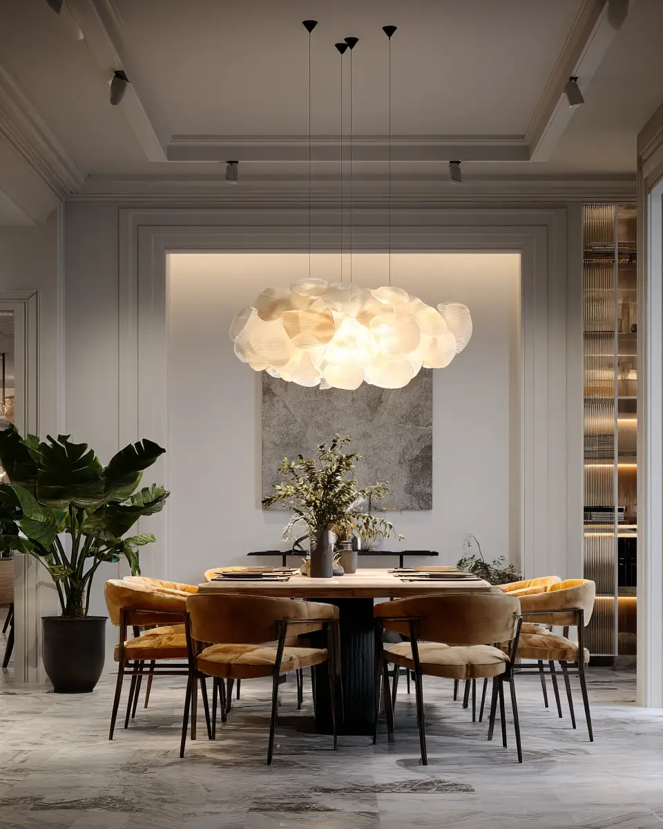 Cozy Contemporary Dining Room Decor Ideas