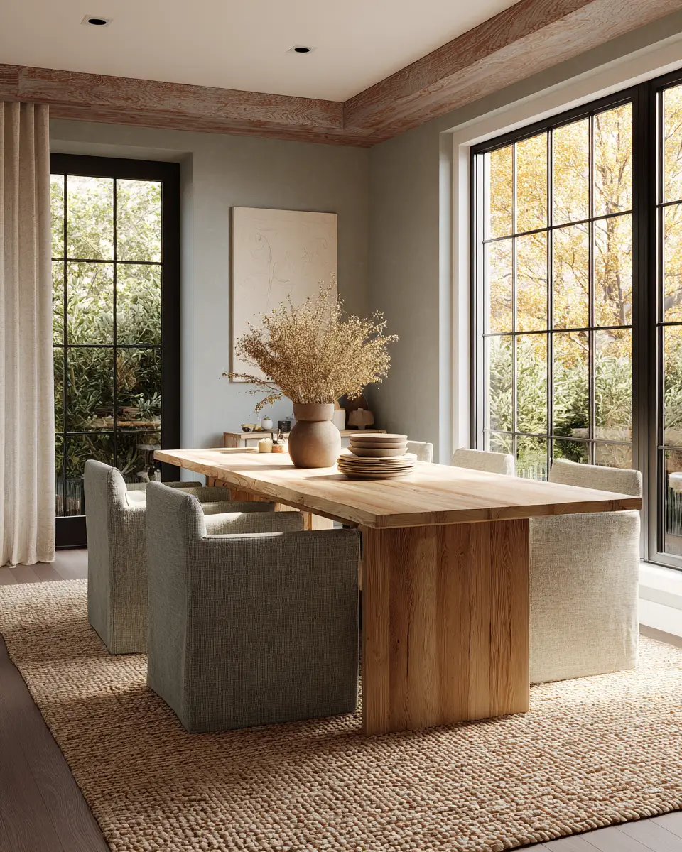 Cozy Contemporary Dining Room Decor Ideas