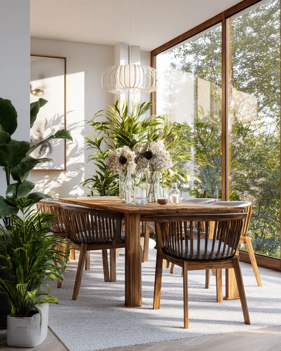 Cozy Contemporary Dining Room Decor Ideas