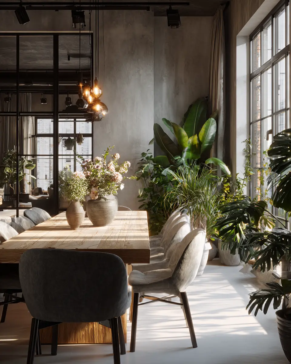 Cozy Contemporary Dining Room Decor Ideas