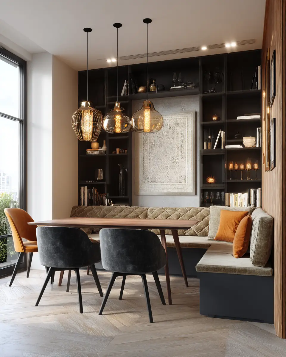 Cozy Contemporary Dining Room Decor Ideas