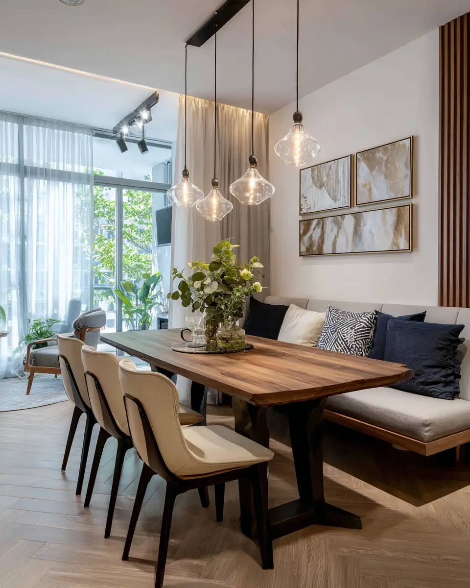 Cozy Contemporary Dining Room Decor Ideas