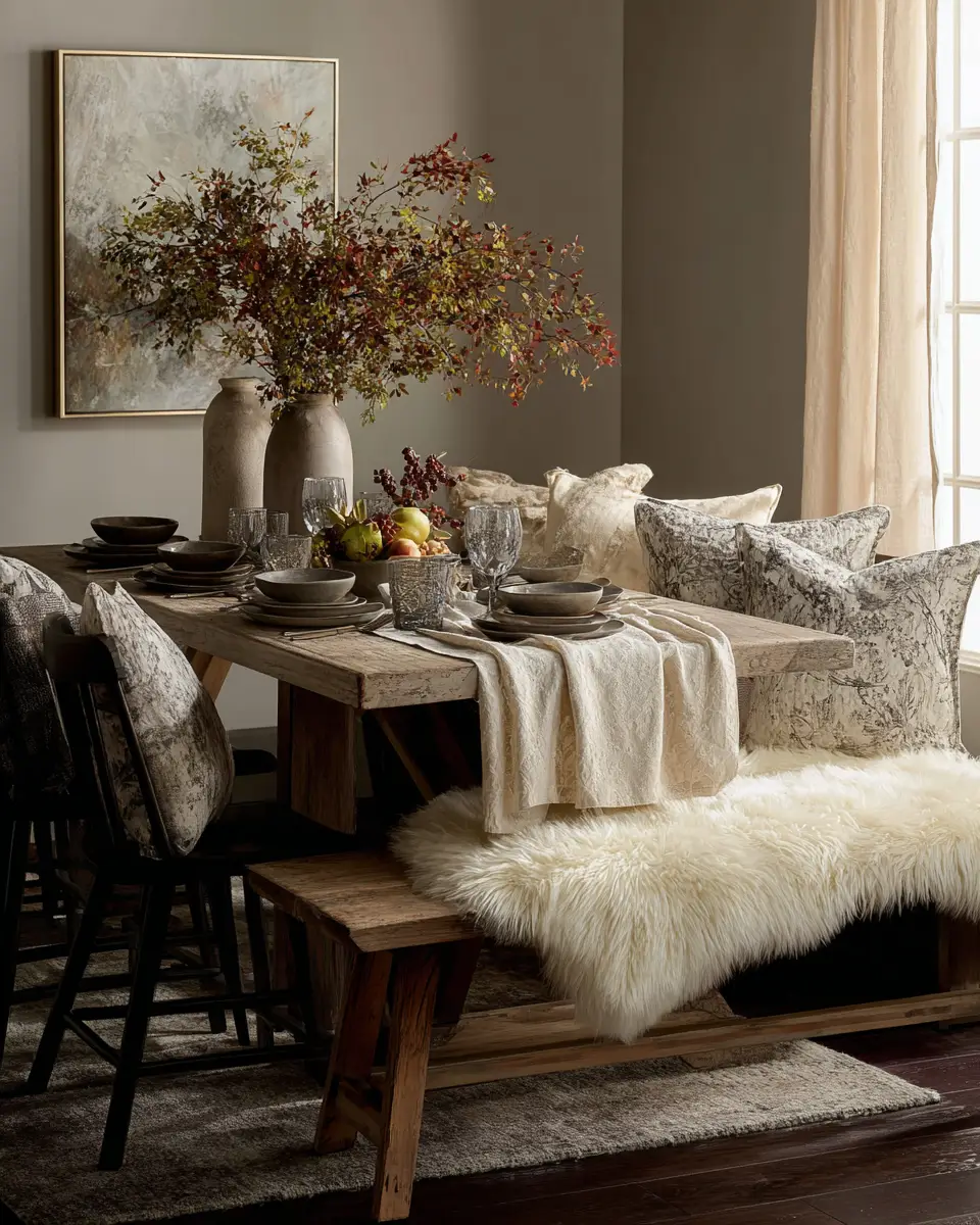 Cozy Contemporary Dining Room Decor Ideas