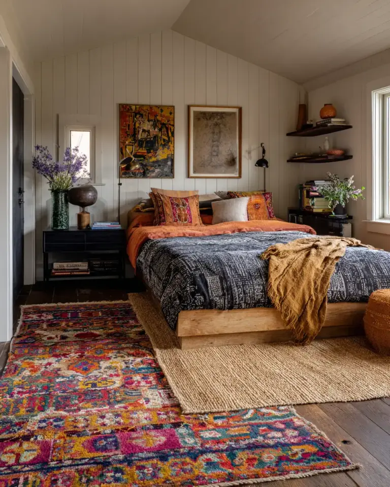 Cozy Eclectic Bedroom Decor Ideas - Featured