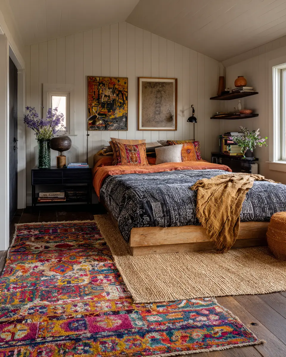 Cozy Eclectic Bedroom Decor Ideas - Featured