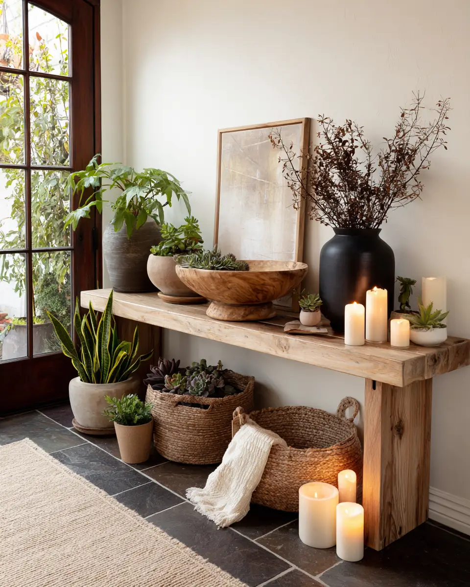 Cozy Eclectic Entryway Decor Ideas