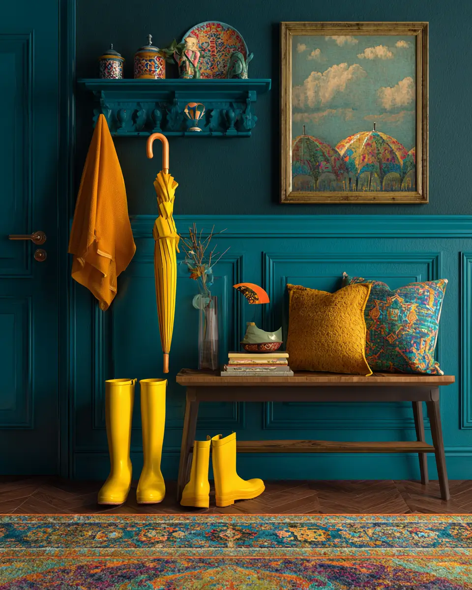 Cozy Eclectic Entryway Decor Ideas