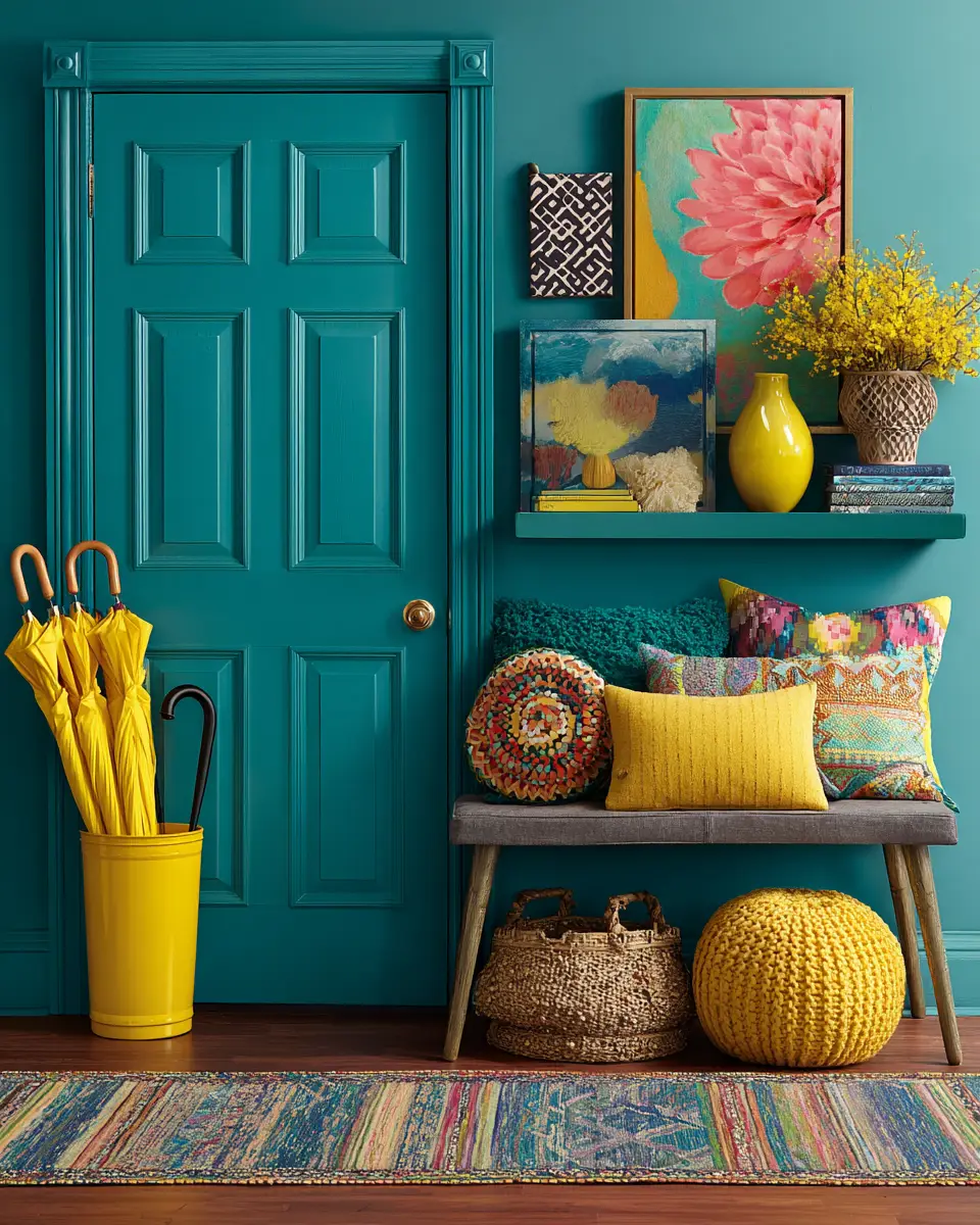 Cozy Eclectic Entryway Decor Ideas