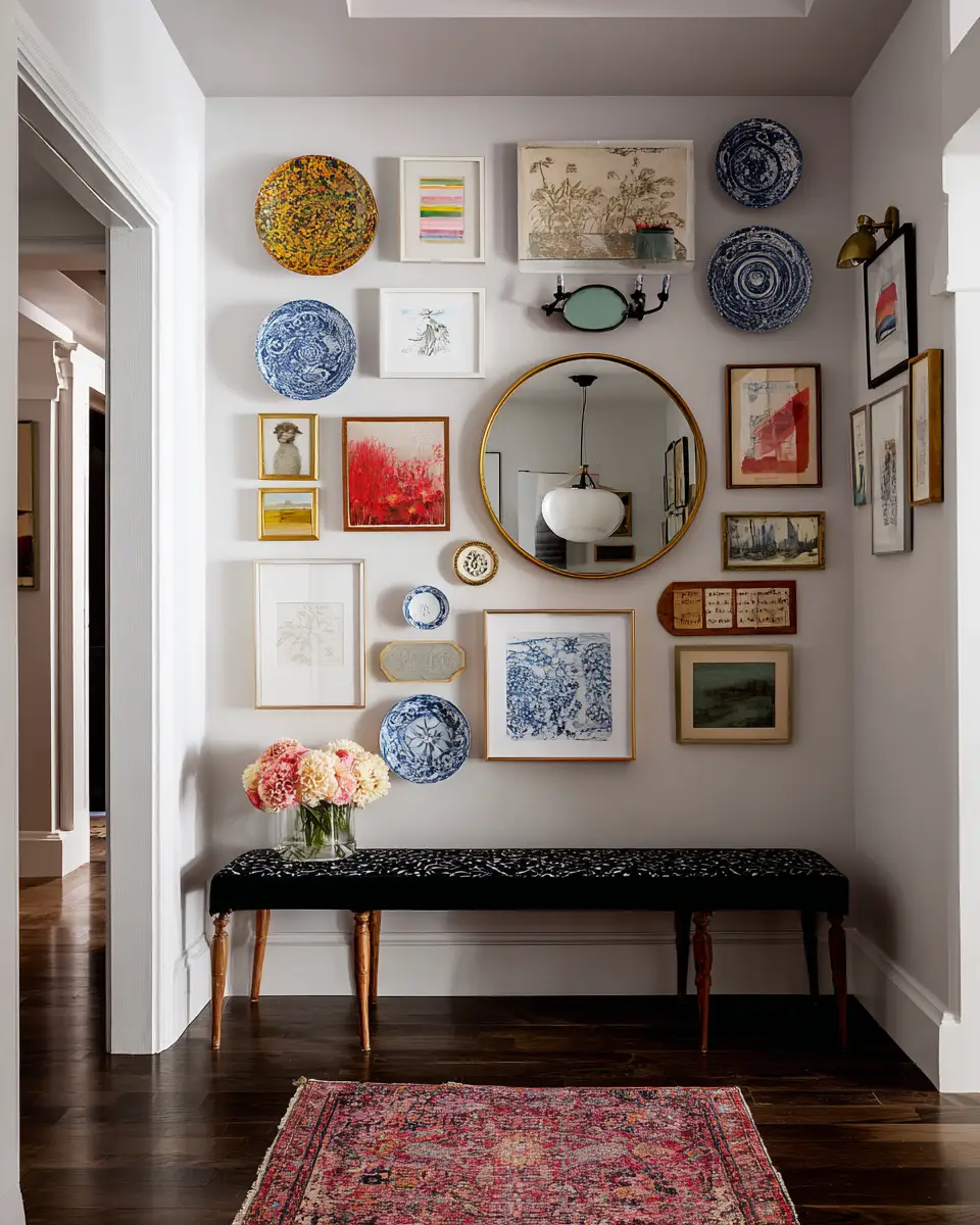 Cozy Eclectic Entryway Decor Ideas