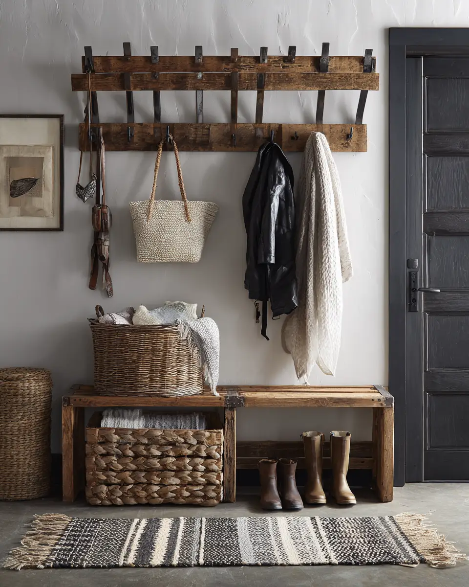 Cozy Eclectic Entryway Decor Ideas