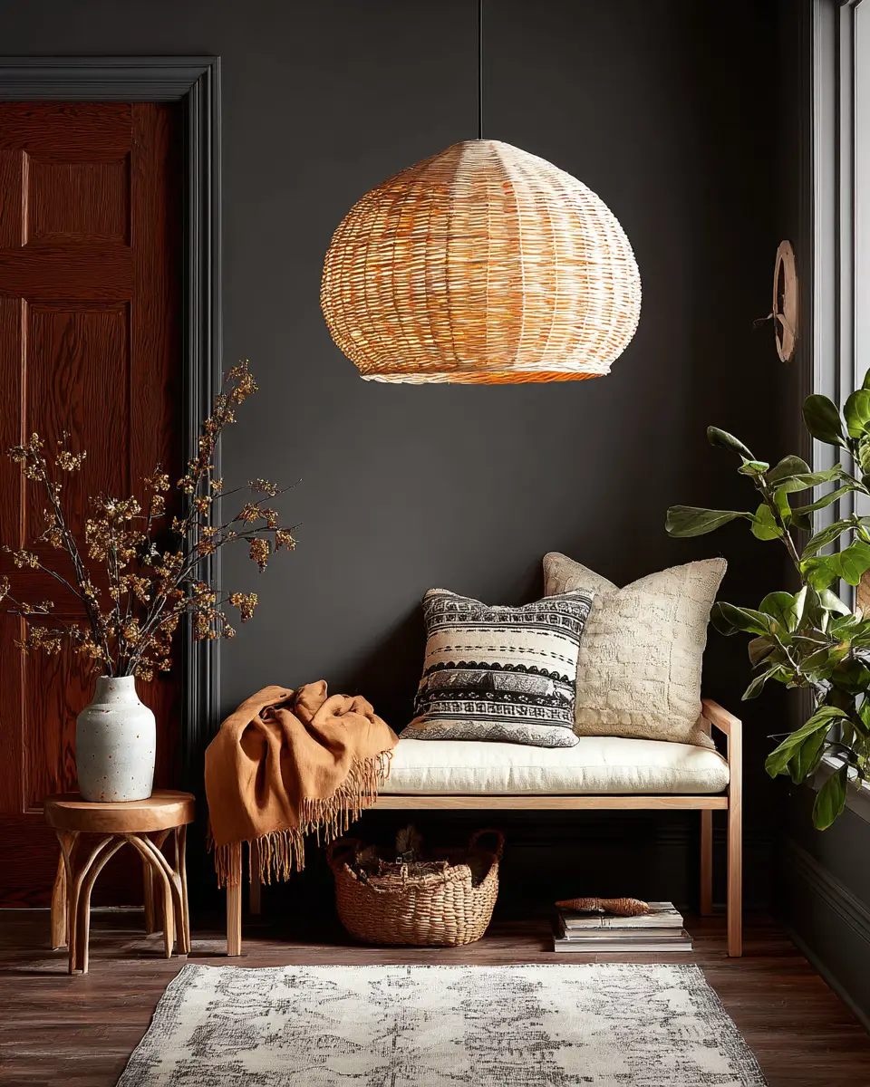 Cozy Eclectic Entryway Decor Ideas