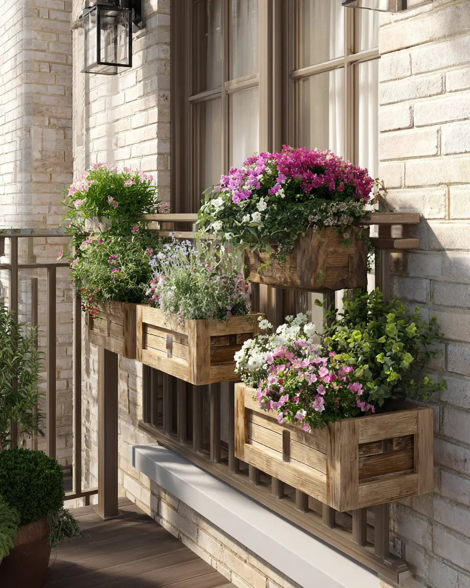Cozy Farmhouse Balcony Decor Ideas