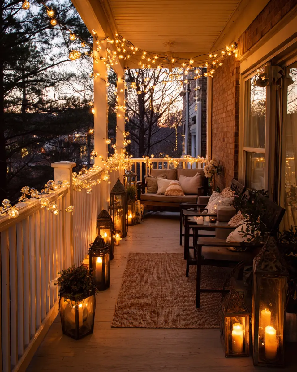 Cozy Farmhouse Balcony Decor Ideas