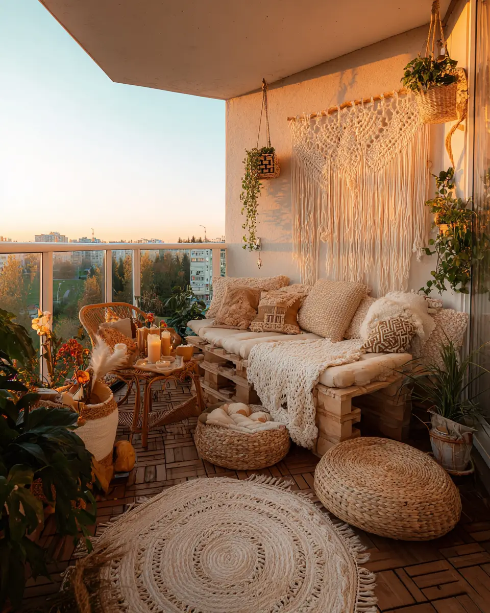 Cozy Farmhouse Balcony Decor Ideas