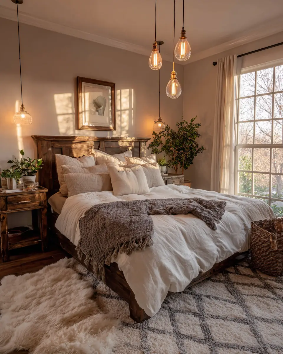 Cozy Farmhouse Bedroom Decor Ideas