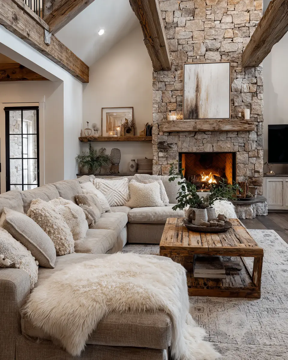Cozy Farmhouse Living Room Decor Ideas
