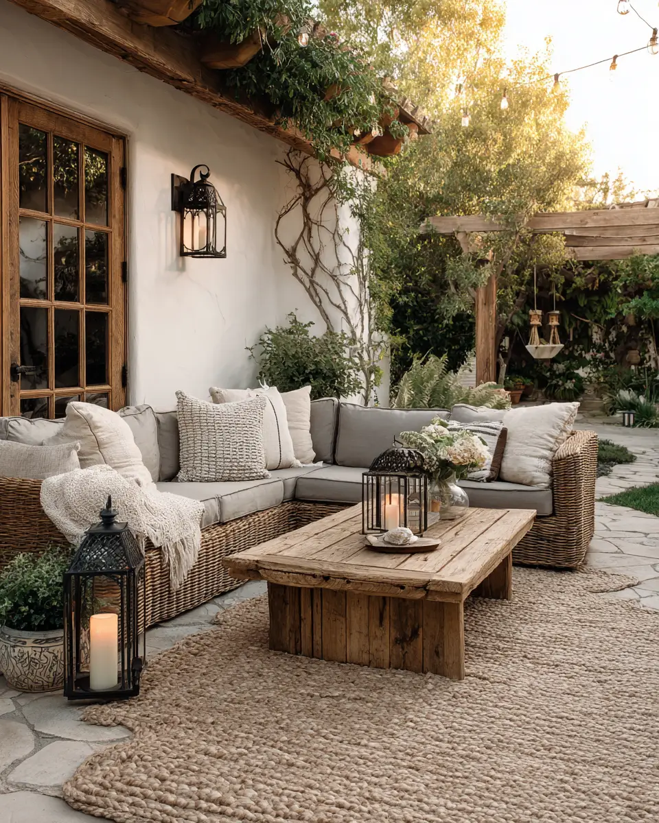 Cozy Farmhouse Patio Decor Ideas