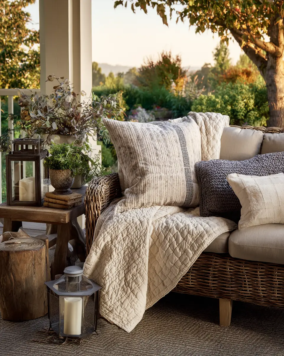 Cozy Farmhouse Patio Decor Ideas