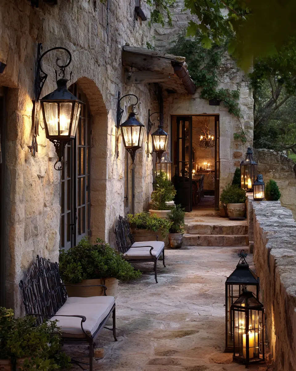 Cozy French Country Patio Decor Ideas - Featured