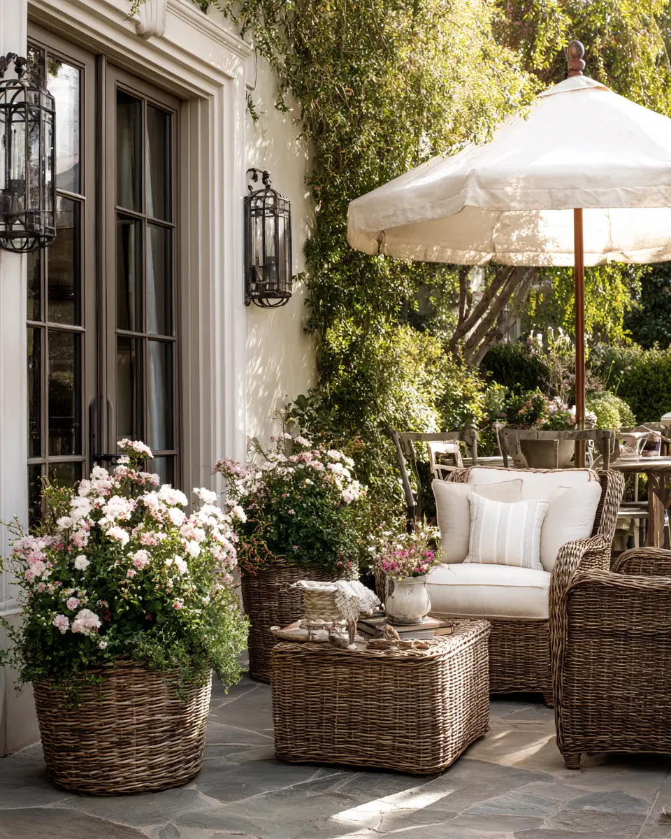 Cozy French Country Patio Decor Ideas