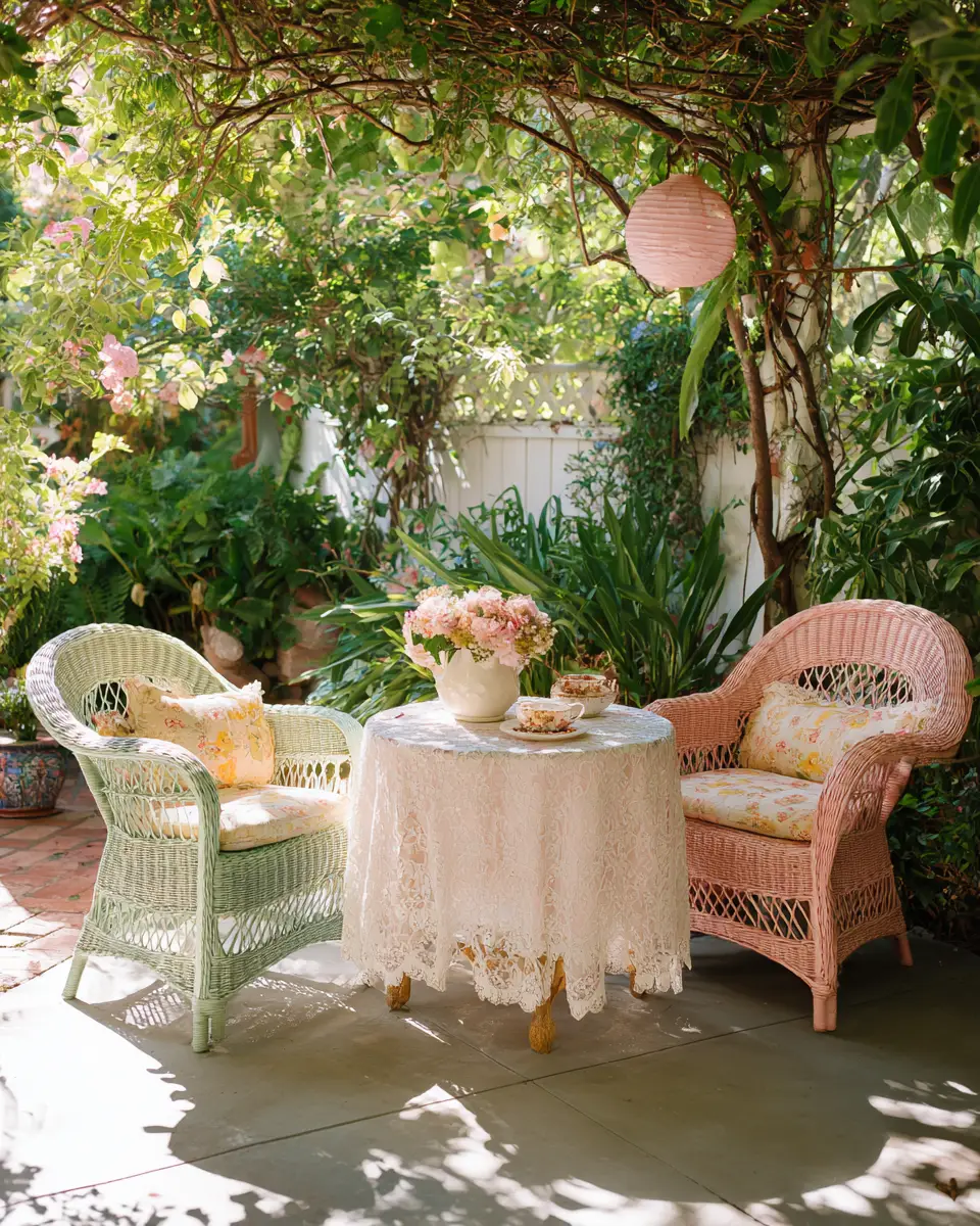 Cozy Grandmillennial Patio Decor Ideas