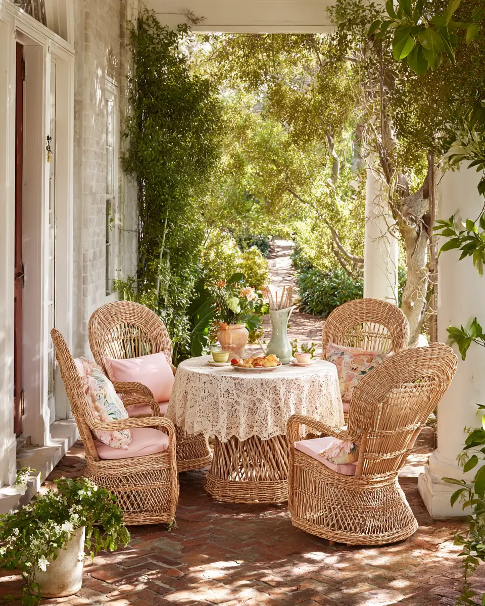 Cozy Grandmillennial Patio Decor Ideas