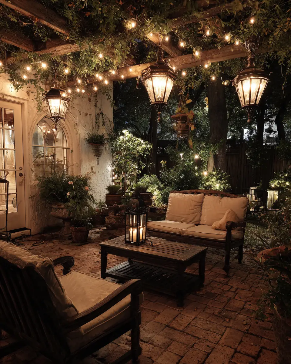 Cozy Grandmillennial Patio Decor Ideas