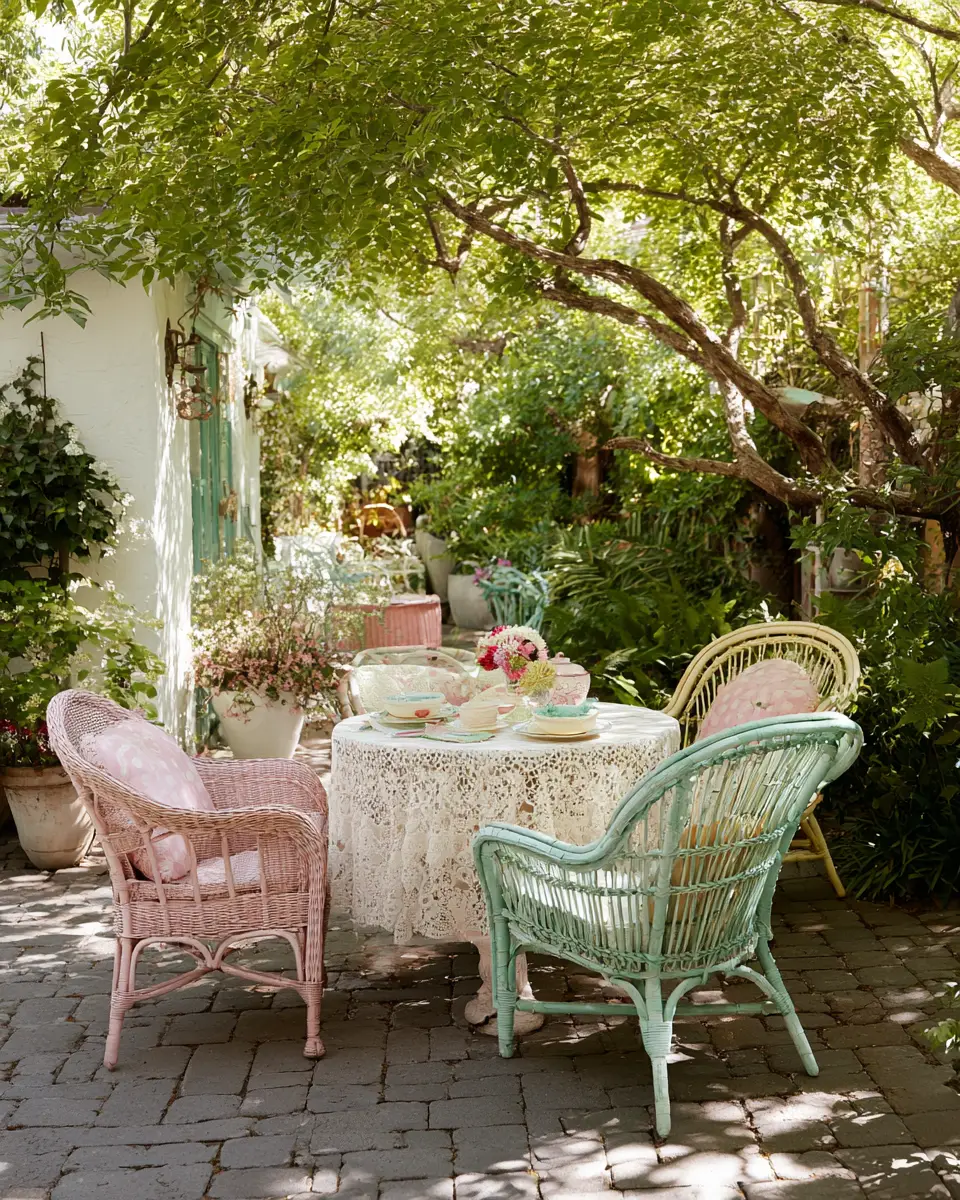 Cozy Grandmillennial Patio Decor Ideas
