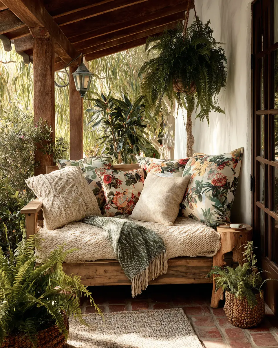 Cozy Grandmillennial Patio Decor Ideas
