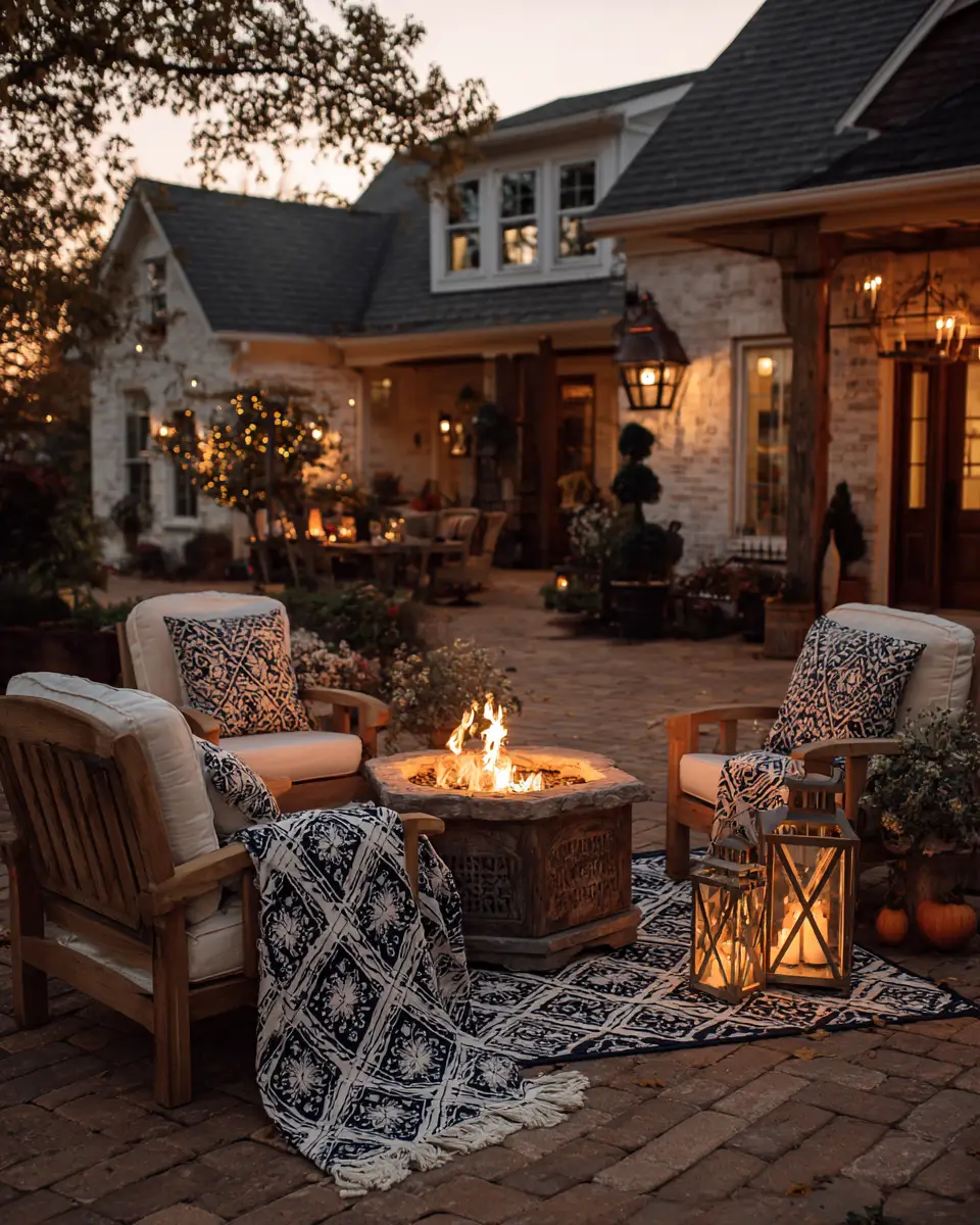 Cozy Grandmillennial Patio Decor Ideas