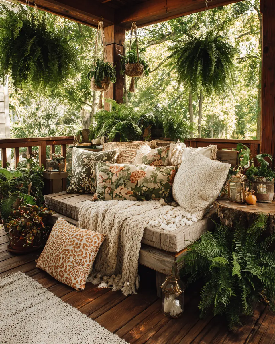Cozy Grandmillennial Patio Decor Ideas