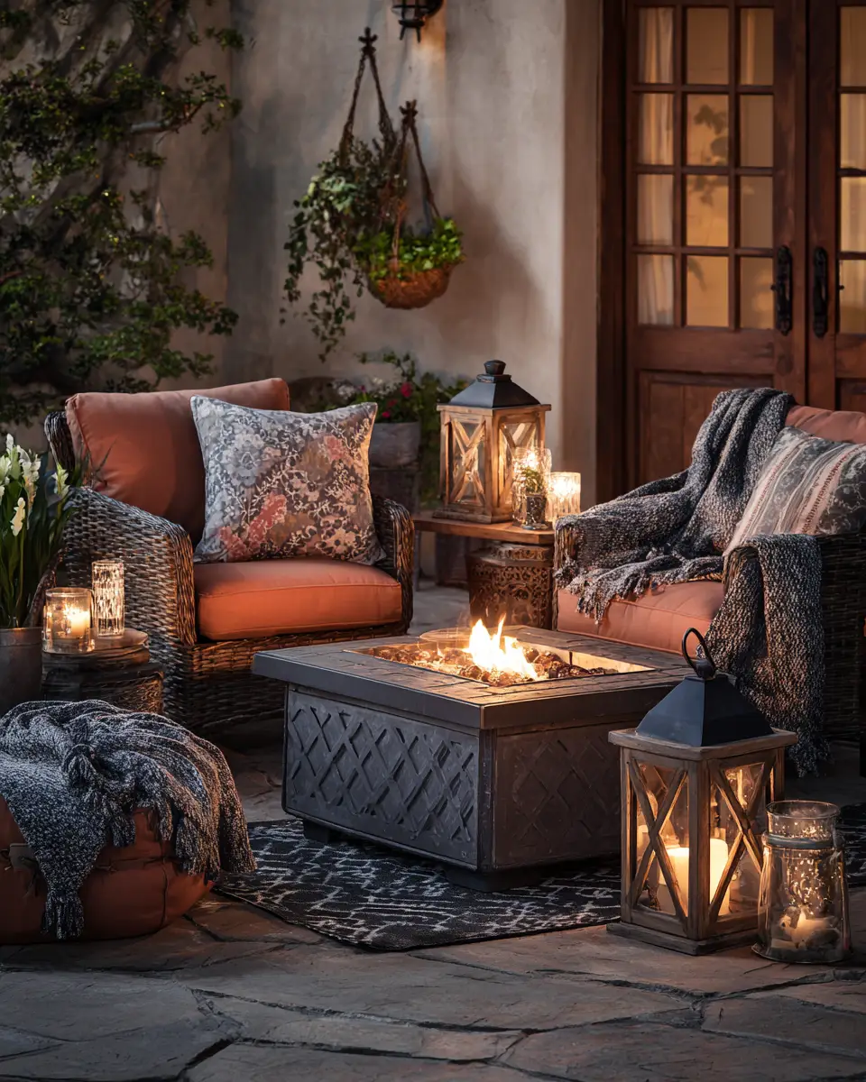 Cozy Grandmillennial Patio Decor Ideas