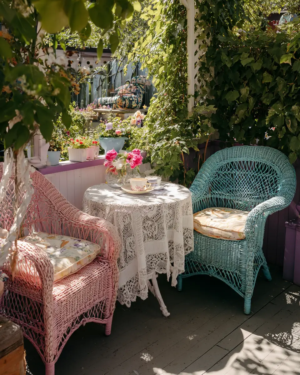 Cozy Grandmillennial Patio Decor Ideas