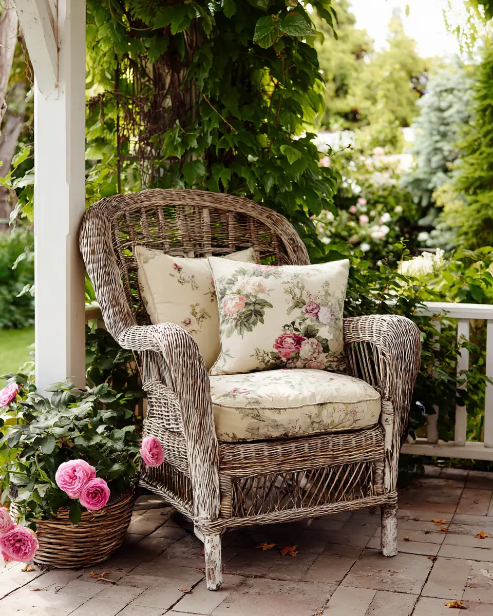 Cozy Grandmillennial Porch Decor Ideas