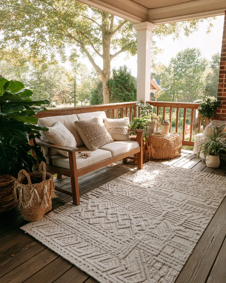 Cozy Grandmillennial Porch Decor Ideas