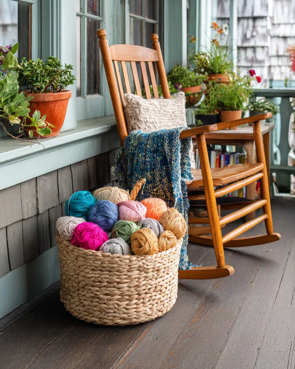 Cozy Grandmillennial Porch Decor Ideas
