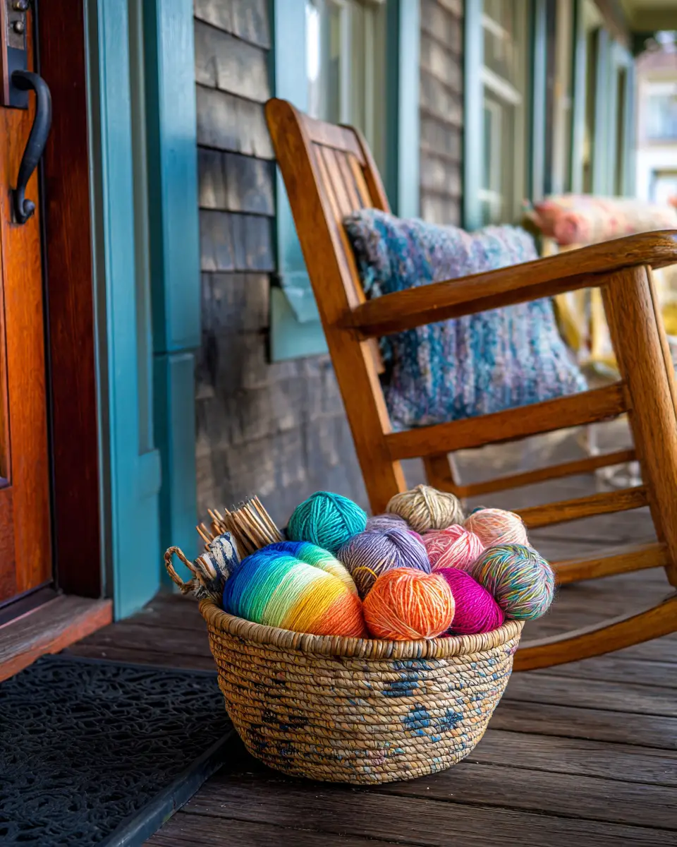 Cozy Grandmillennial Porch Decor Ideas