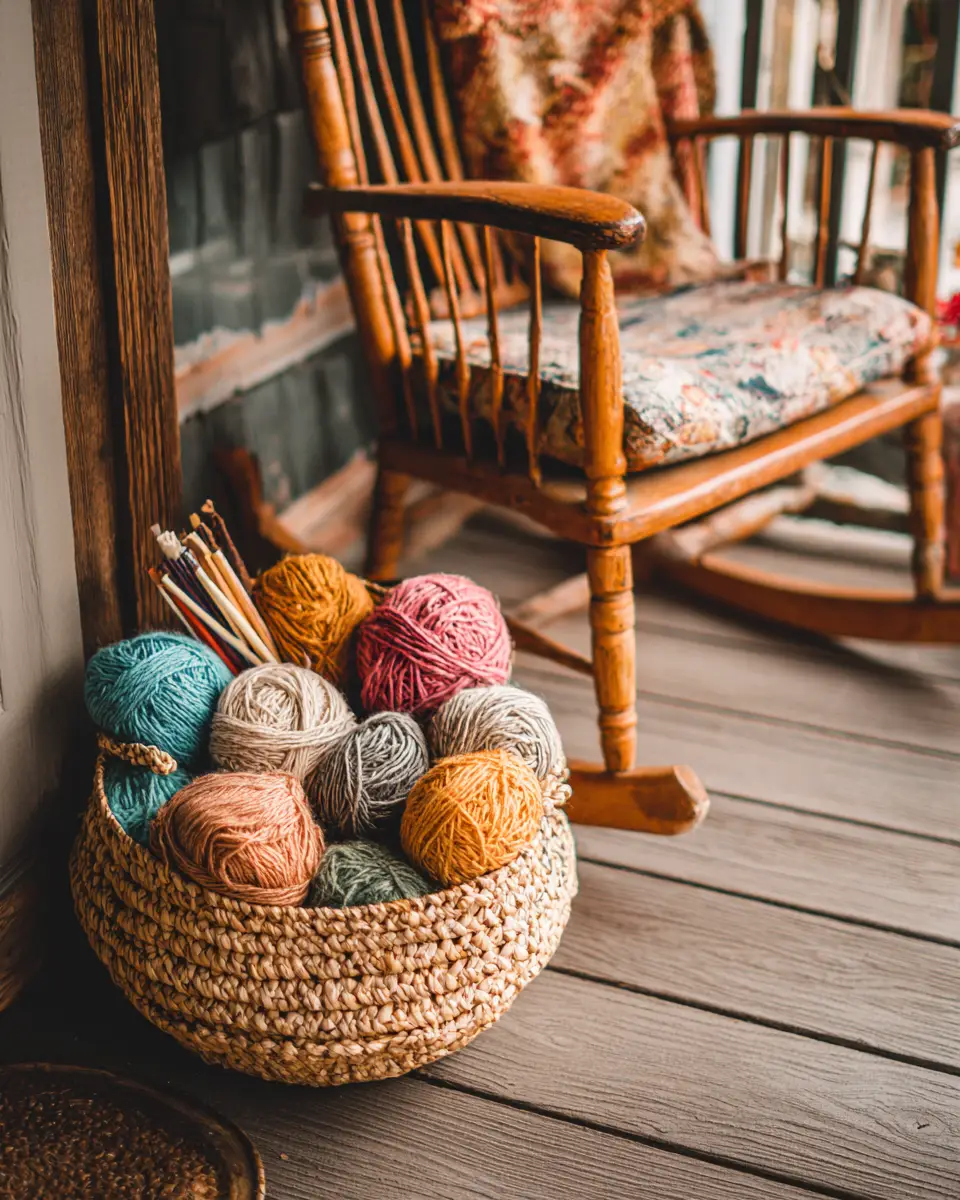 Cozy Grandmillennial Porch Decor Ideas