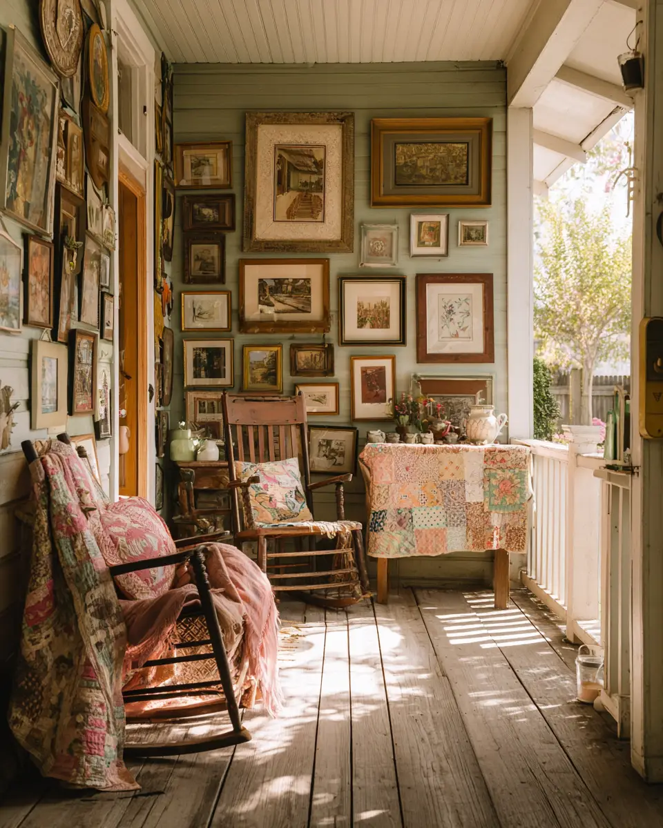 Cozy Grandmillennial Porch Decor Ideas