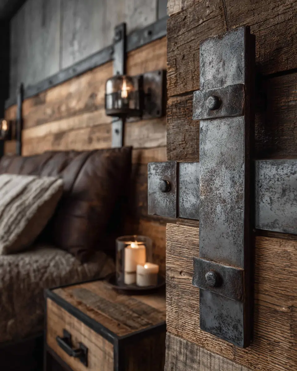 Cozy Industrial Bedroom Decor Ideas