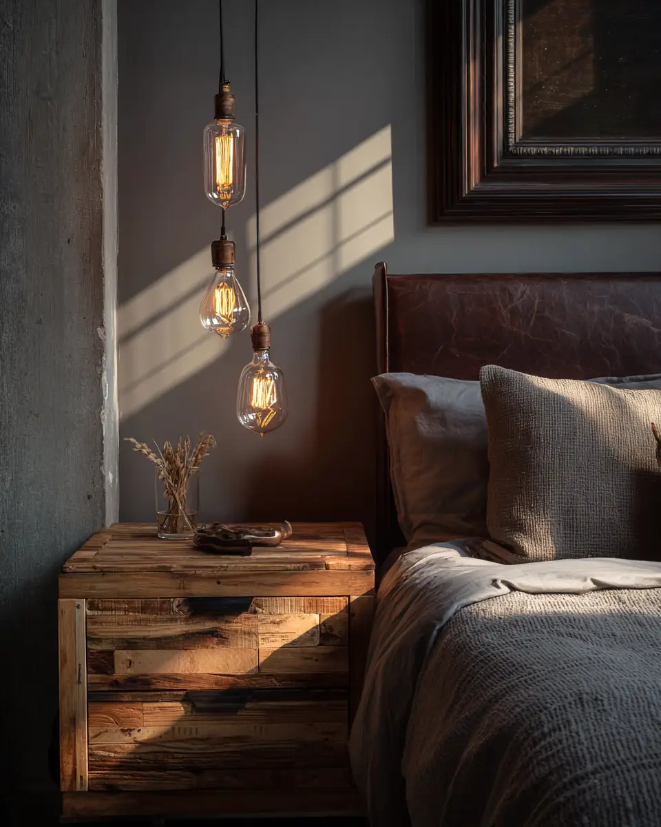 Cozy Industrial Bedroom Decor Ideas