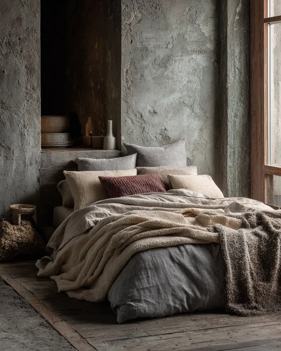 Cozy Industrial Bedroom Decor Ideas