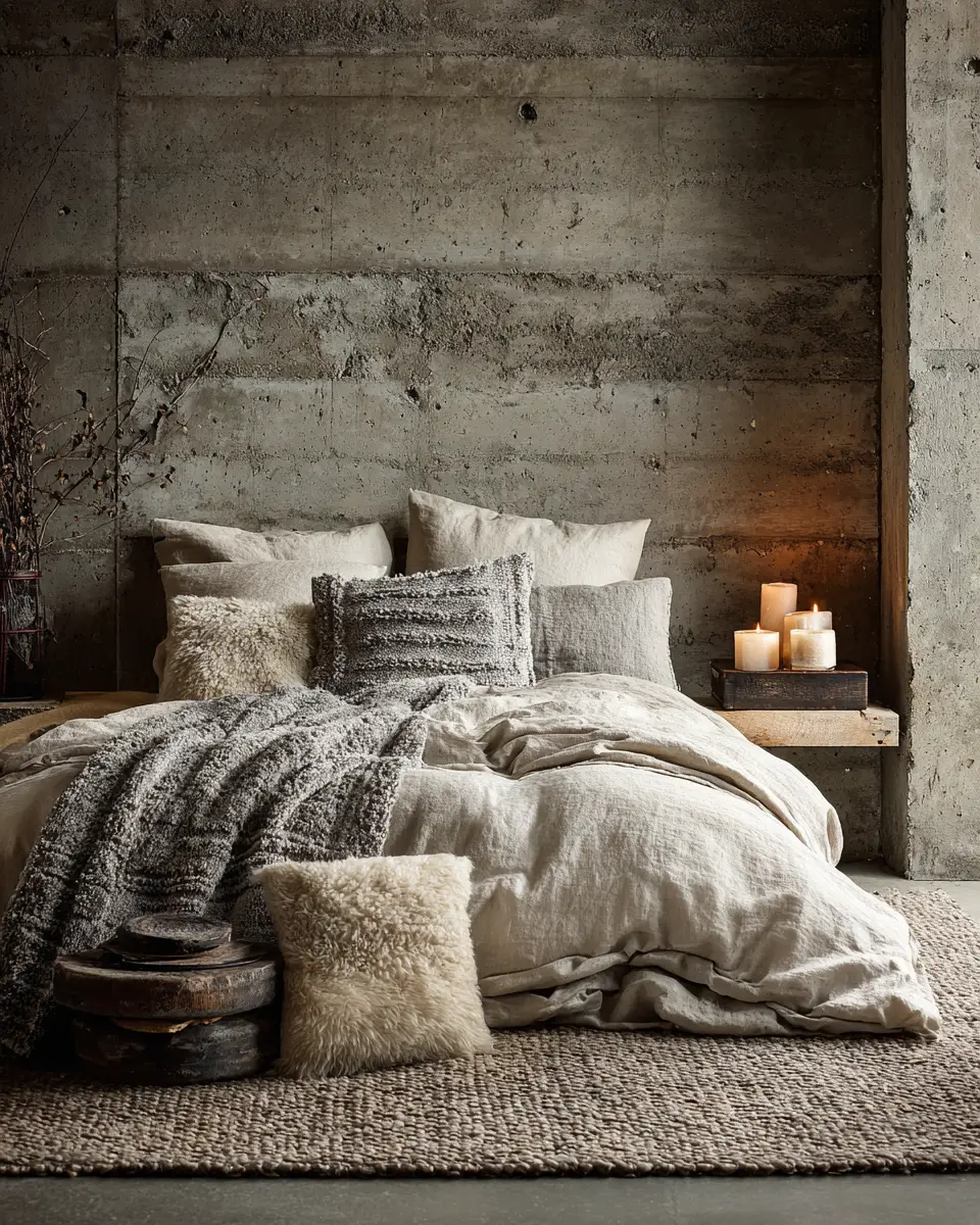 Cozy Industrial Bedroom Decor Ideas
