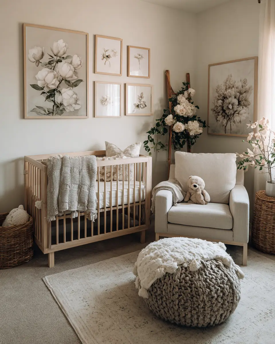 Cozy Japandi Nursery Decor Ideas