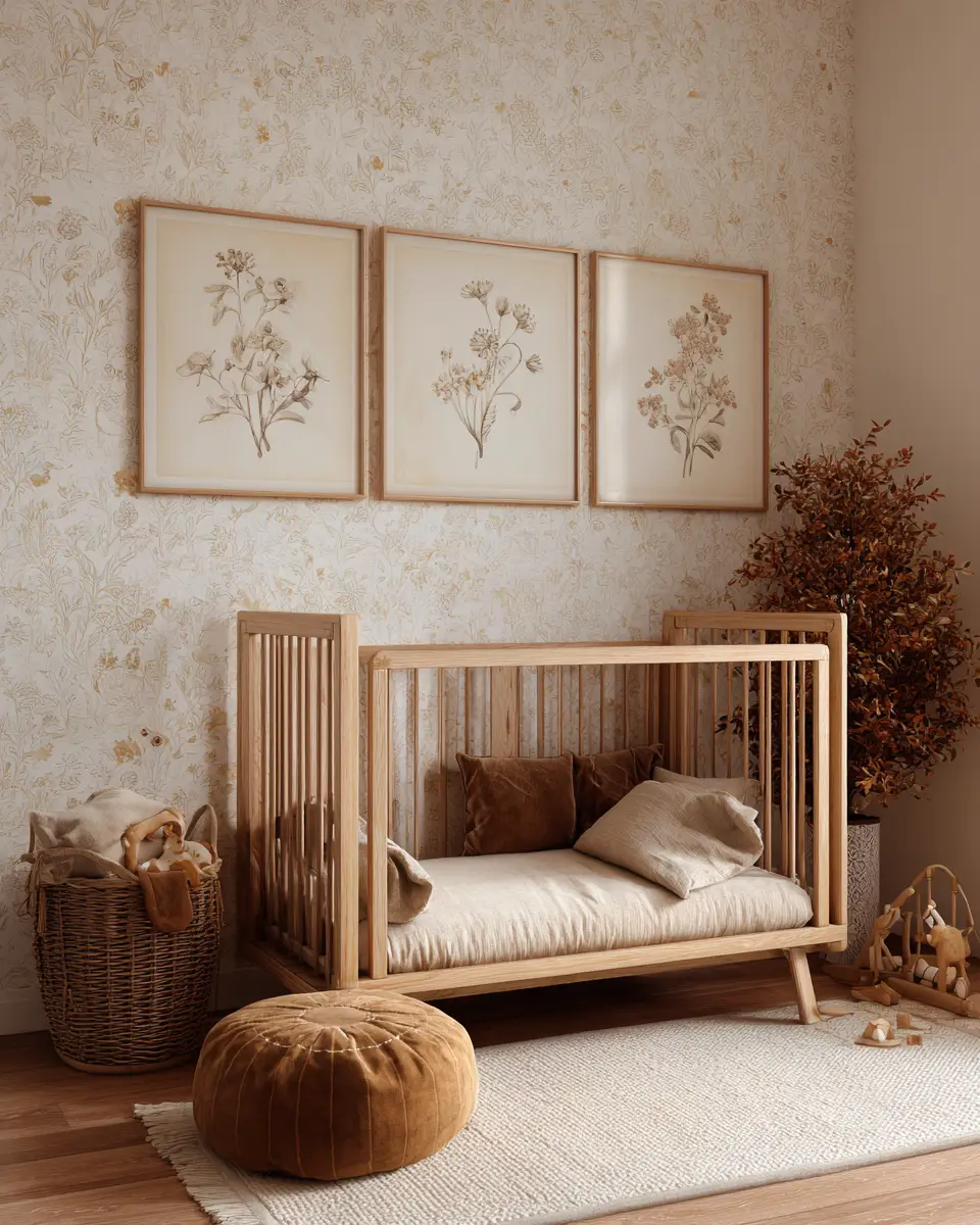 Cozy Japandi Nursery Decor Ideas