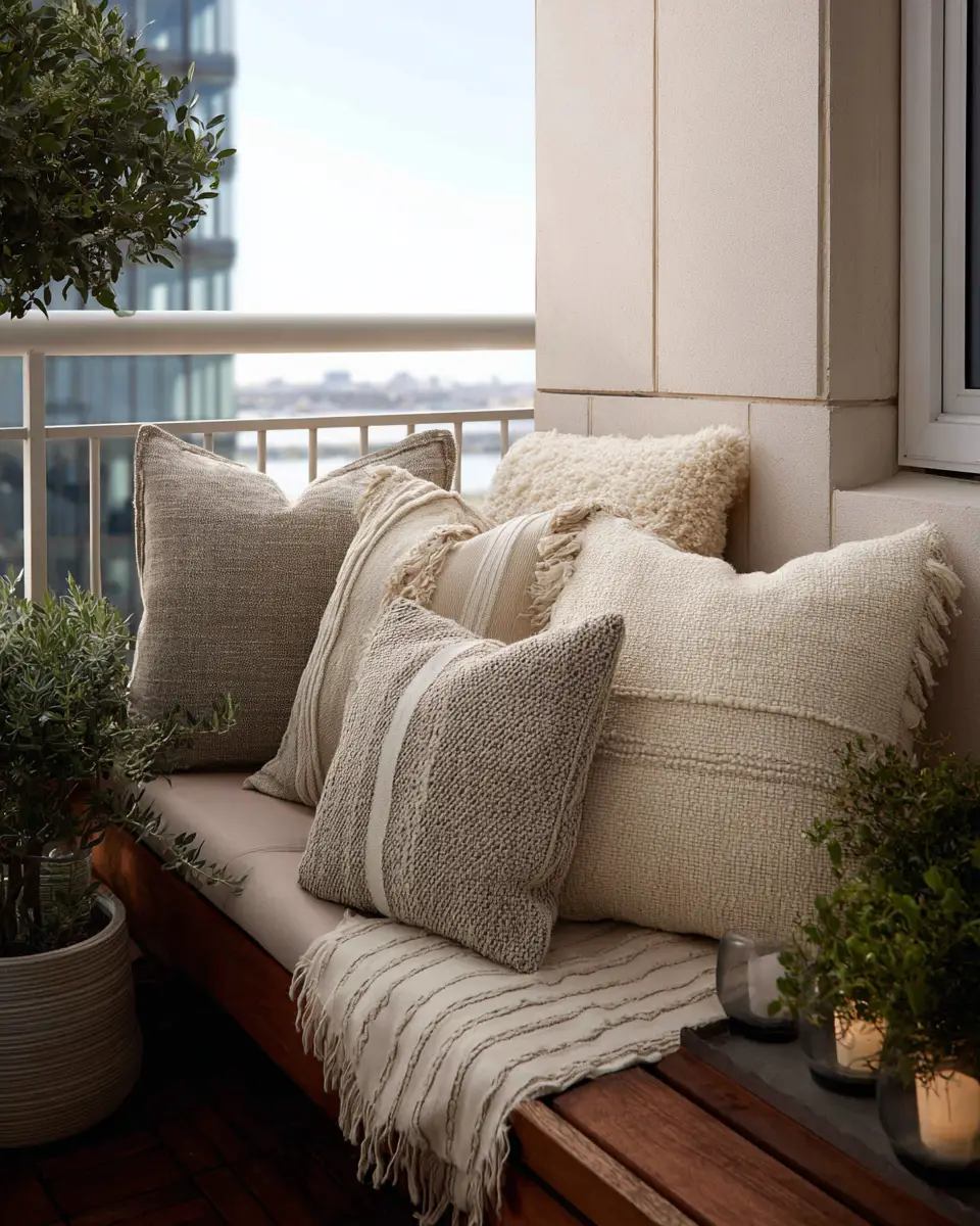 Cozy Minimalist Balcony Decor Ideas