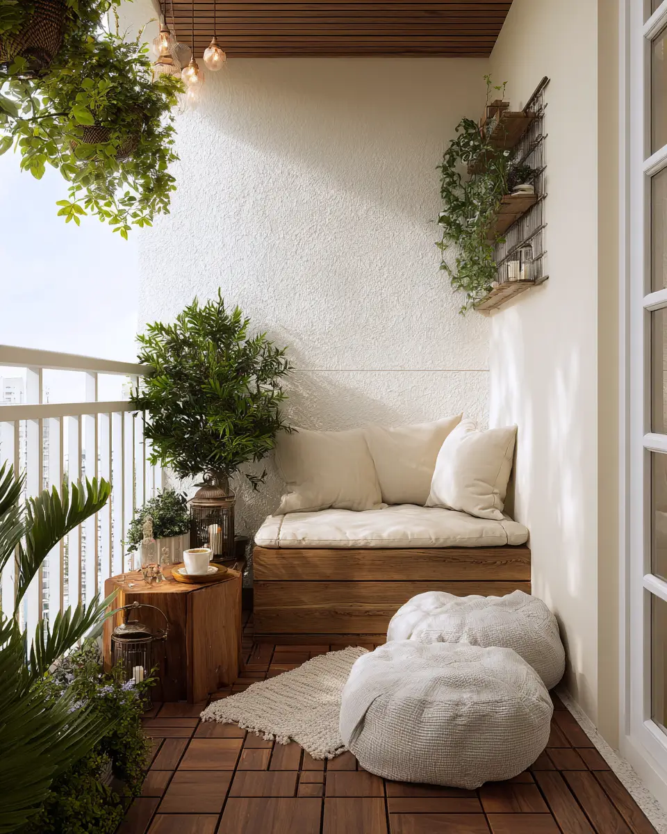 Cozy Minimalist Balcony Decor Ideas